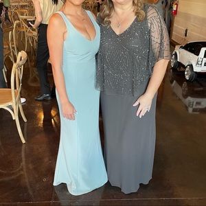 Show me your mumu - Morgan gown in silver sage size - XS